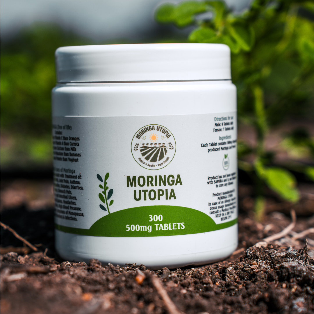 500mg Moringa Capsules Organic Moringa Capsules Moringa Utopia Moringa Capsules 500mg For Sale Front Image